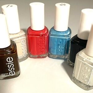 6 Preowned Bundles Of Essie Nail Polish No Gloppy Or Sticky.